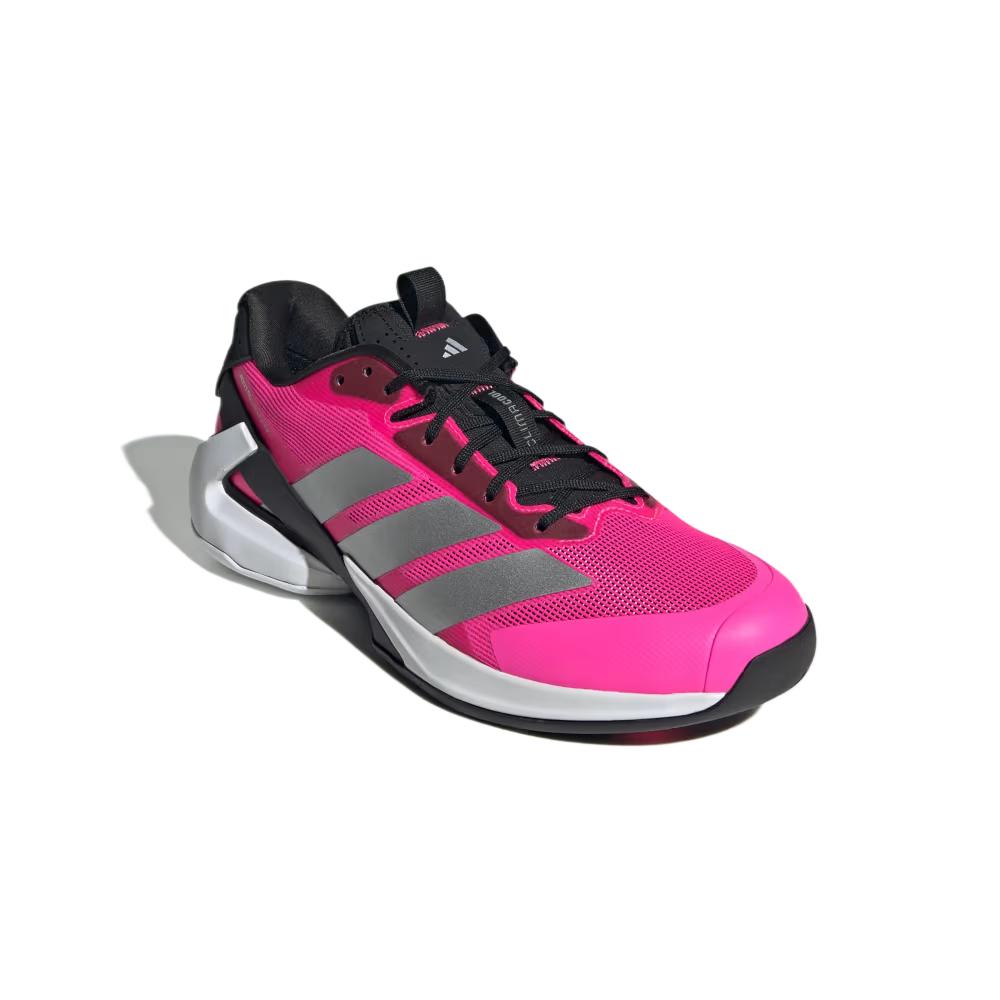 adidas Мужские кроссовки Adizero Ubersonic 5 Lucid Pink Silver Metallic Black Core-Black JQ2901
