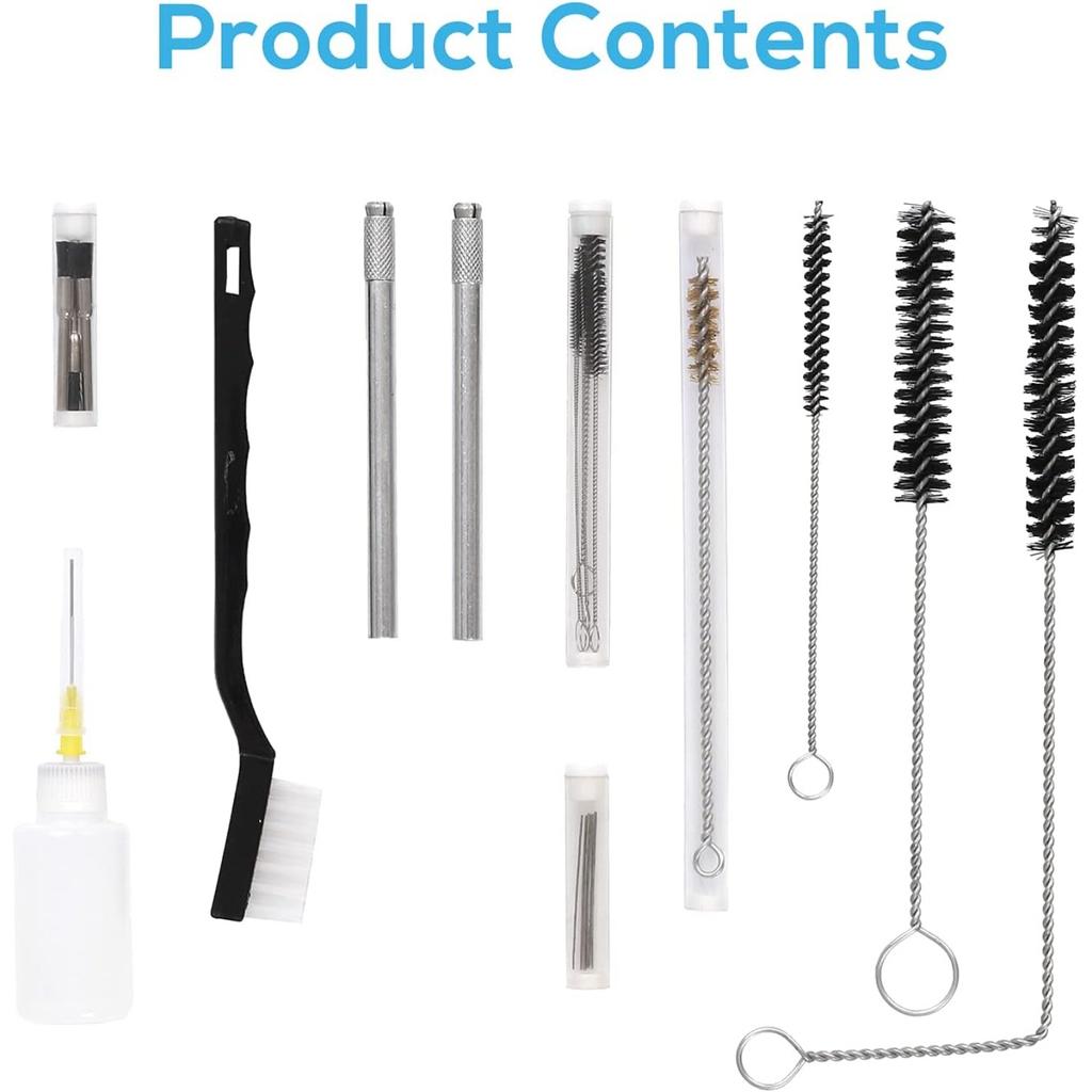 Профессиональный набор для чистки краскопультов из 23 предметов с футляром для краскораспылителей HVLP, + 5 сменных фильтров (601С) Пневматические инструменты и аэрографы