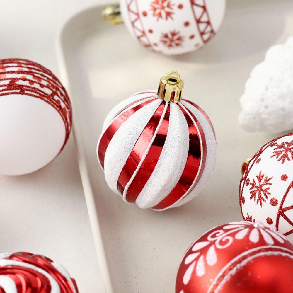 16PCS Combination Design Christmas Ball Decoration Hanging Tree Decor Holiday Season