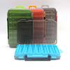 Fishing Tackle Box 14 Compartments Fishing Accessories Lure Hook Storage Case Double Sided Fishing Tool Organizer Boxes