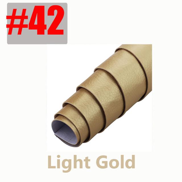 50X135CM Length PU Leather Self Adhesive Fix Subsidies Simulation Skin Back Since the Sticky Rubber Patch Leather Sofa Fabrics