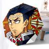 1pc Anime Character Umbrella with Stained Glass Design - Auto Open Close Folding Umbrella, 3-Fold Design, 8-Bone Iron Frame, Outdoor, Festival Gift fo