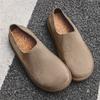 Fashion Fashion Slippers for Men Classic Suede Men Mules Shoes Leather Potato Shoes Handmade Beach Slides Leisure Walk Male Lazy Flats
