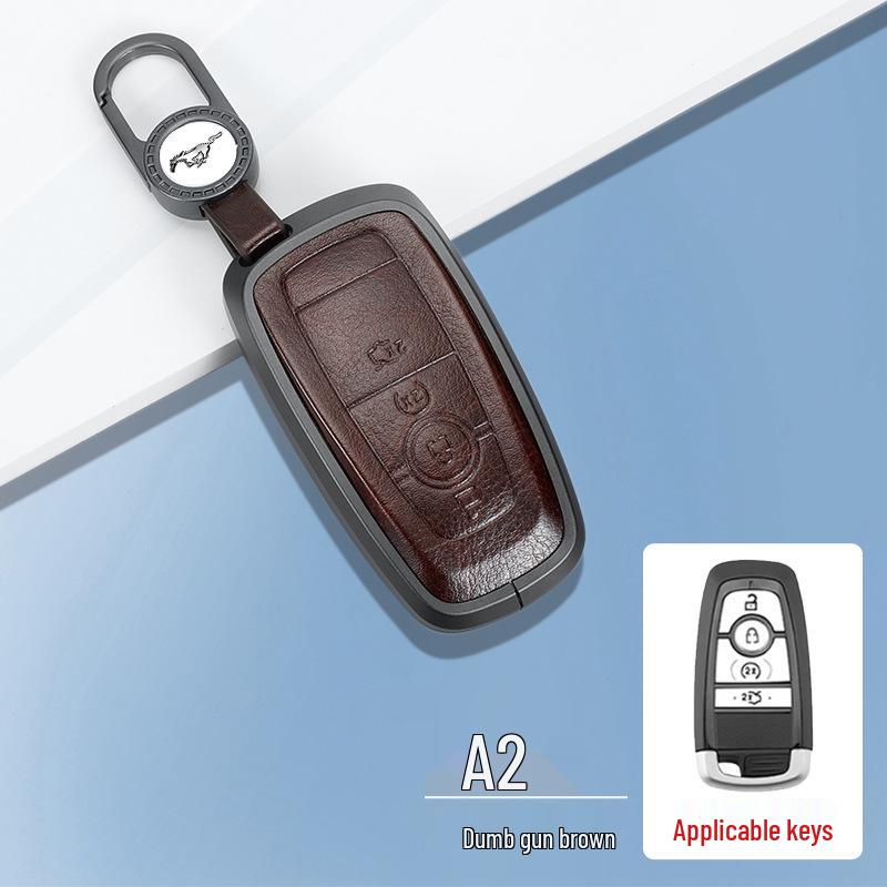 Metal Protective Key Shell for 2015-2017 Ford Mustang - Unisex Design