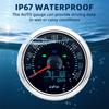7 Colors Backlight 85mm Speedometer GPS Odometer Trip ODO with Turn Signal Speed Gauges For Motor Yacht Boat Car Outboard Engine