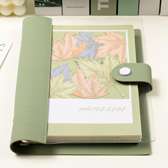 Блокнот формата A5 B5, 120 страниц, обложка из искусственной кожи, разлинованный, с отрывными листами, металлический