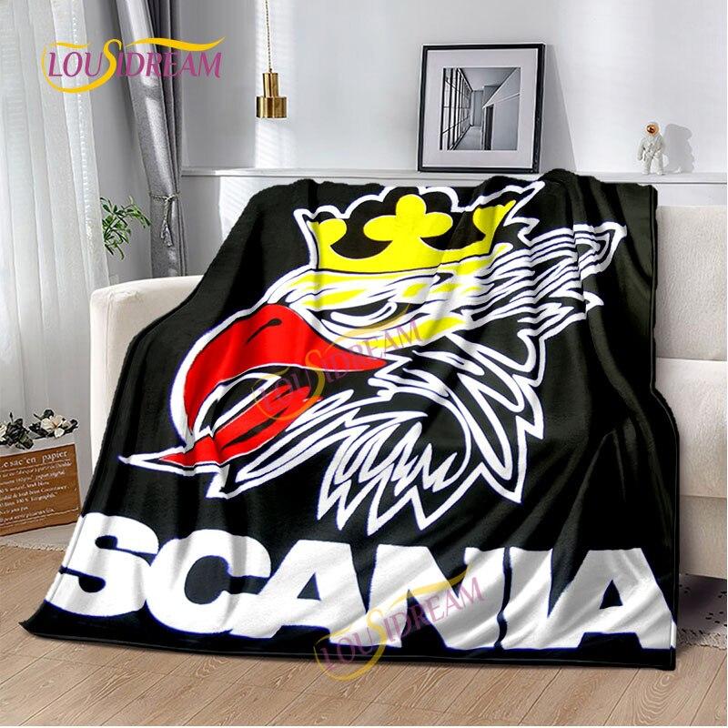 Одеяло Scania для грузовика, домашняя простыня, чехол для дивана, гостиная, офис, одеяло для обеденного перерыва, мягкое повседневное моющееся термоодеяло