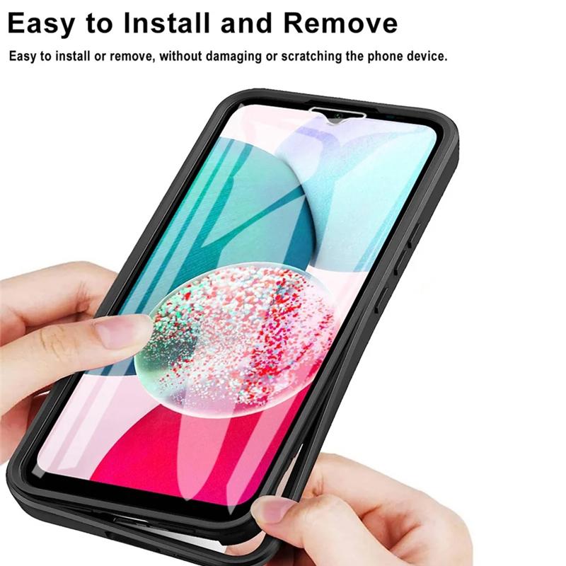 Двойной мягкий силиконовый чехол с поворотом на 360 градусов для Samsung Galaxy A54 A14 A04S A23 A33 A53 S21 S22 S23 Xiaomi Redmi Note 12 iPhone 15 14 13 12 11 Pro Max