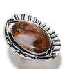 Boulder Opal Gemstone Handmade 925 Sterling Silver Jewelry Ring Size 9 V1y14