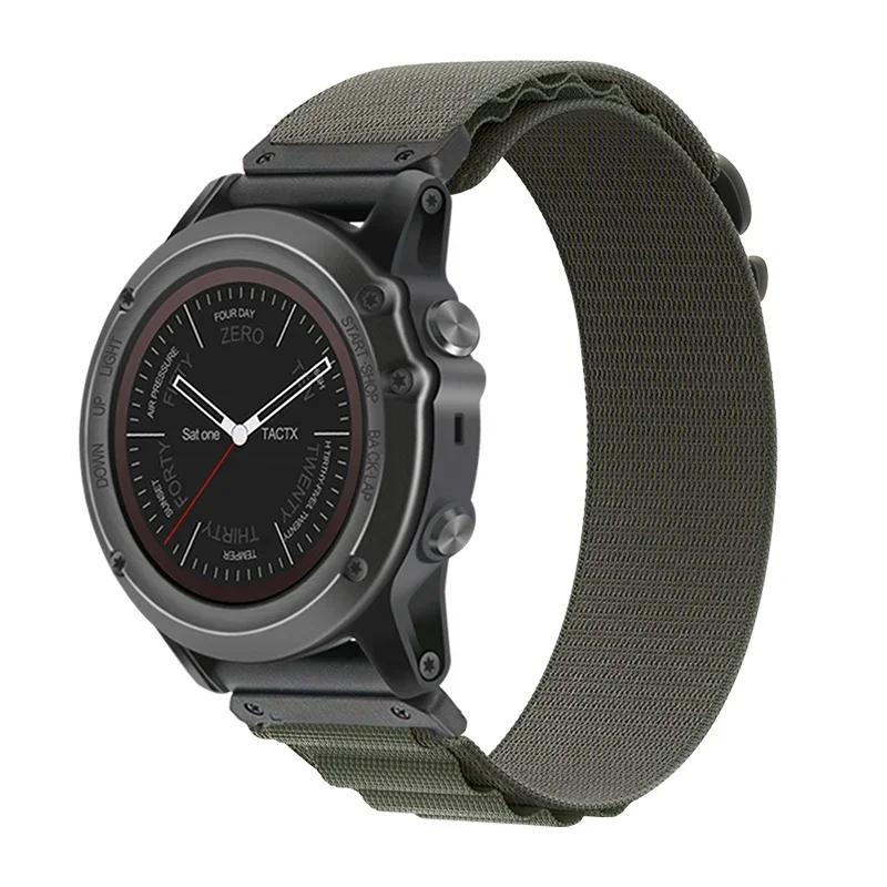 22mm 26mm Nylon Quick Fit Strap for Garmin Fenix 7X 8 7 Pro Fenix 6X 6 5X 5Plus Tactix 7 Forerunner 965 955 Enduro 3 2 Loop Band