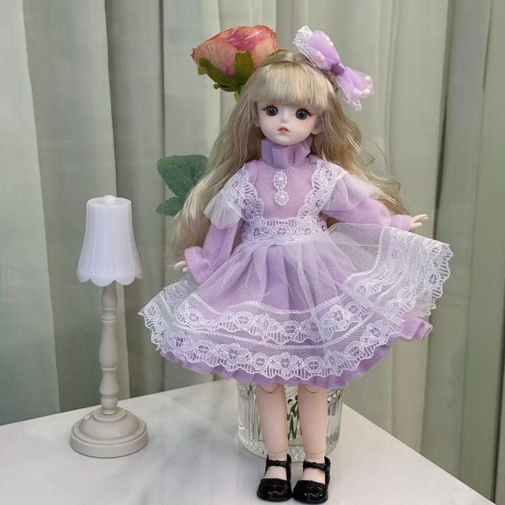 Длинные волосы принцессы одеваются куклы BJD 1/6 SD принцесса макияж шарнирная кукла младенцы