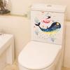 Commode Ornament Home Decor Bathroom Cartoon Fish Sea-lives Decals Toilet Stickers Underwater World