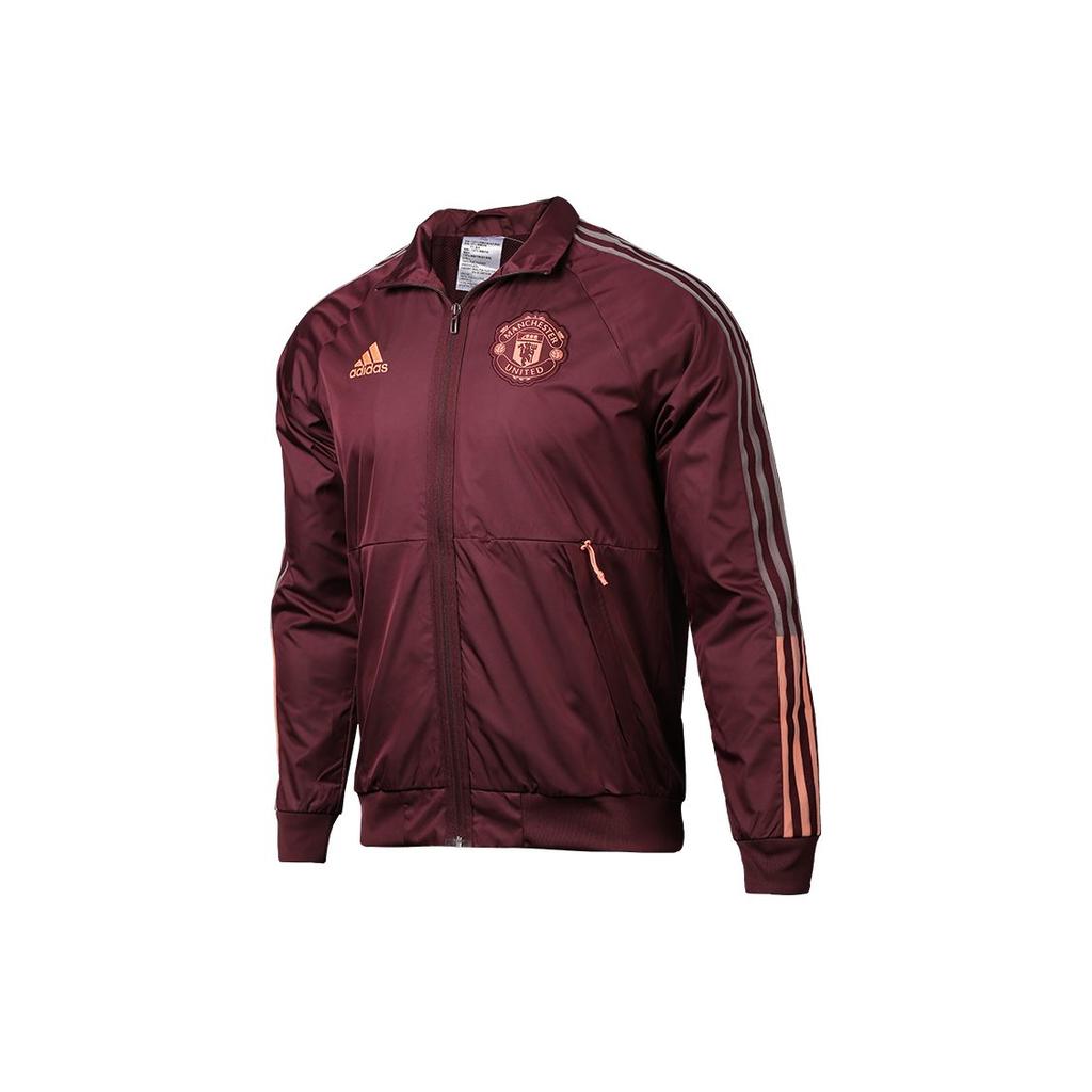 adidas Куртки Манчестер Юнайтед Мужские Фуксия Лацкан Умеренный Другое FR3865