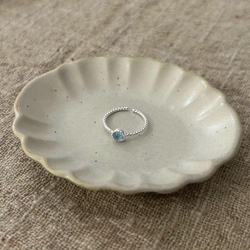 Sterling Chic 925 Silver Ring With Sparkly Zirconia Stones For Unique Womens Accessories