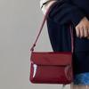 Autumn and Winter Harbor Wind Retro Armpit Bag Woman New Fashion Red Patent Leather Hand Bill Shoulder Bag Crossbody Bag Small