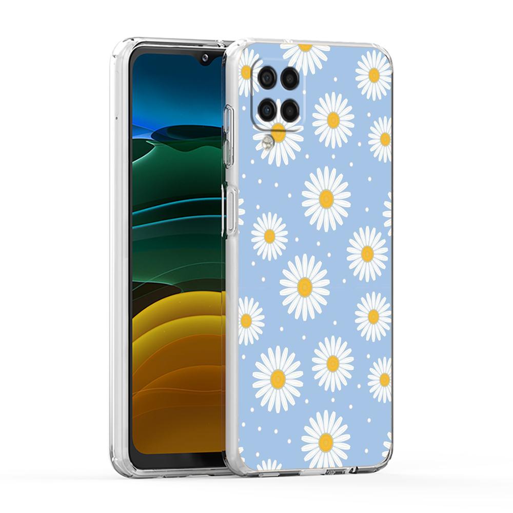 Модный прозрачный чехол для телефона Samsung Galaxy A13 A22 A52S A52 A72 A51 A71 A41 A31 A21 5G с изображением свежего маленького цветка ромашки