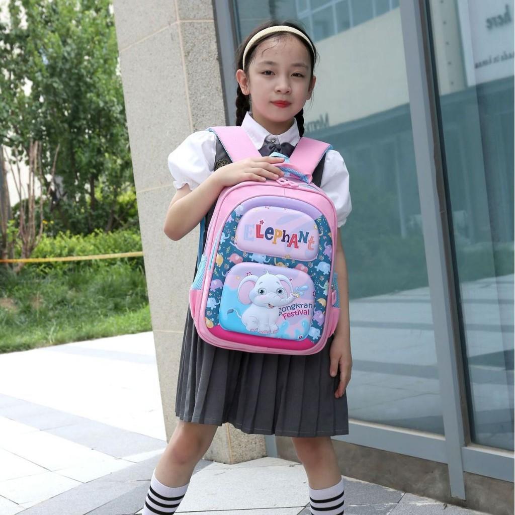 High-quality Oxford Fabric Kids Backpack Featuring Cute Animal Designs For School
