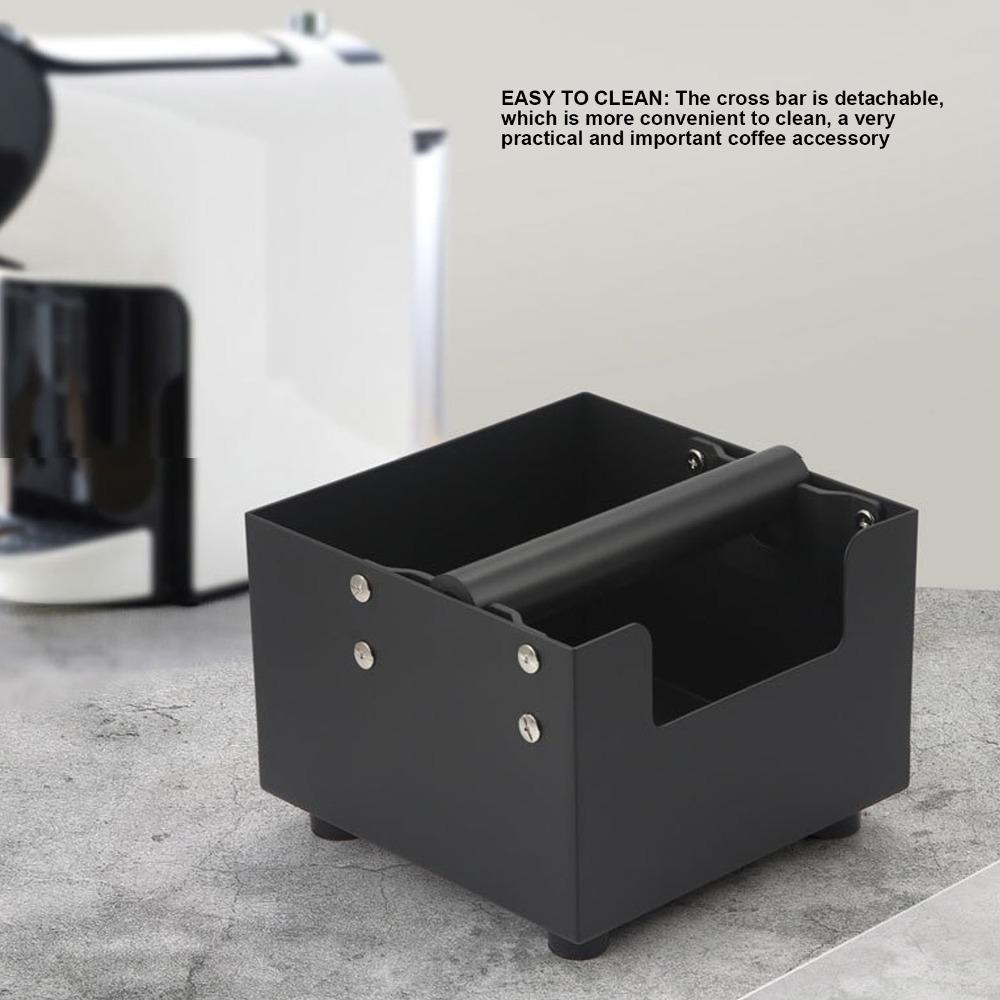 Detachable Coffee Waste Bin Anti-Skid Base Espresso Knock Box Coffee Knock Box For Barista Use
