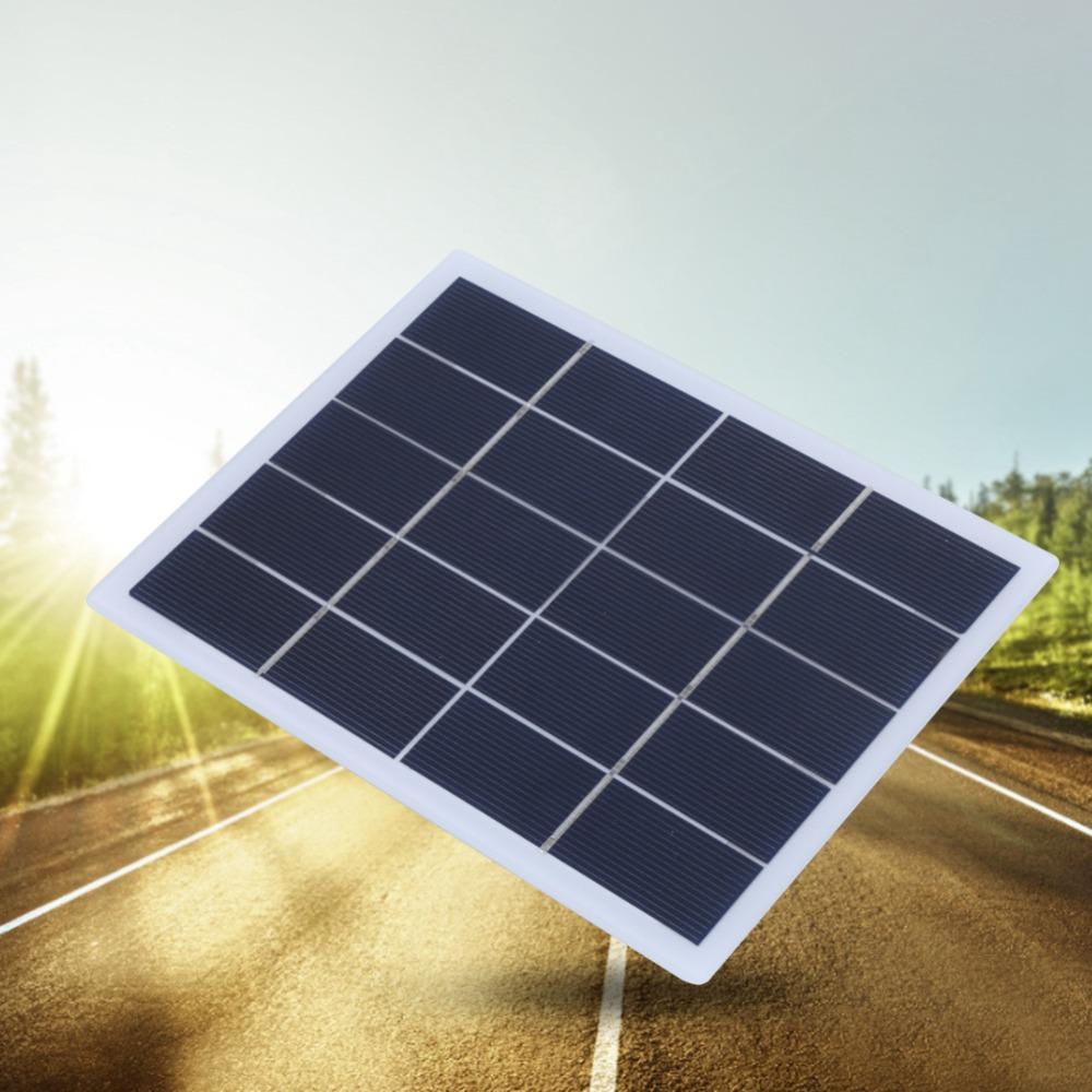 DC Output Polycrystalline Silicon Solar Panel Mini Portable Solar Panel Home Garden Lamp