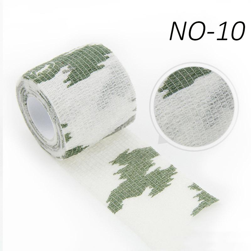 4.8m Camouflage Elastic Wrap Tape Hunt Disguise Elastoplast Self Adhesive Sports Protector Knee Finger Ankle Athletic Bandage