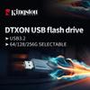 Kingston 256G USB 3.2 Gen1 DTXON флэш-накопитель PenDrives USB-память для компьютера 64 ГБ/128 ГБ/256 ГБ USB-накопитель с слайдером дизайна Стильный и портативный