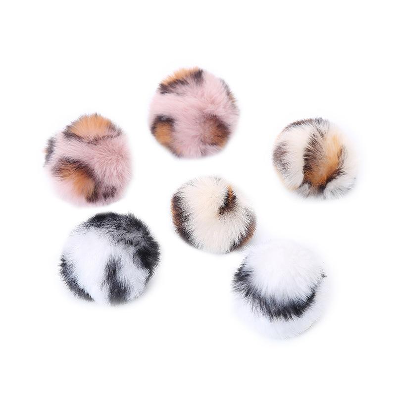 Cat Toys Leopard Pattern Plush Toy Ball With Catnip Cat Self Hi Toys Pet Supplies Factory Wholesale