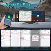 10.26" Экран CarPlay DVR: 4K Фронтальная, 1080P Задняя, Видеорегистратор с ночным видением