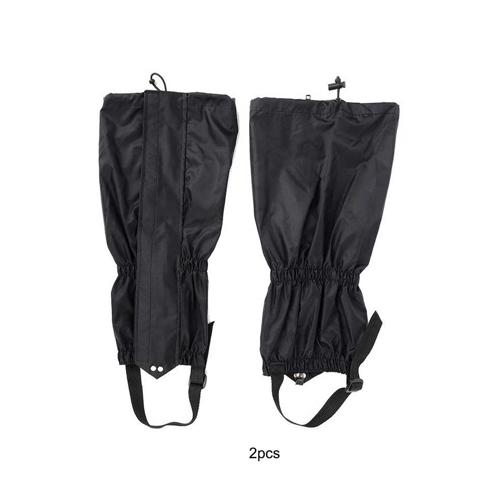 2 Pieces Leg Gaiter Hiking Traveling Trekking Backpacking Polyester Waterproof Leggings Windproof Dustproof Legs Cover