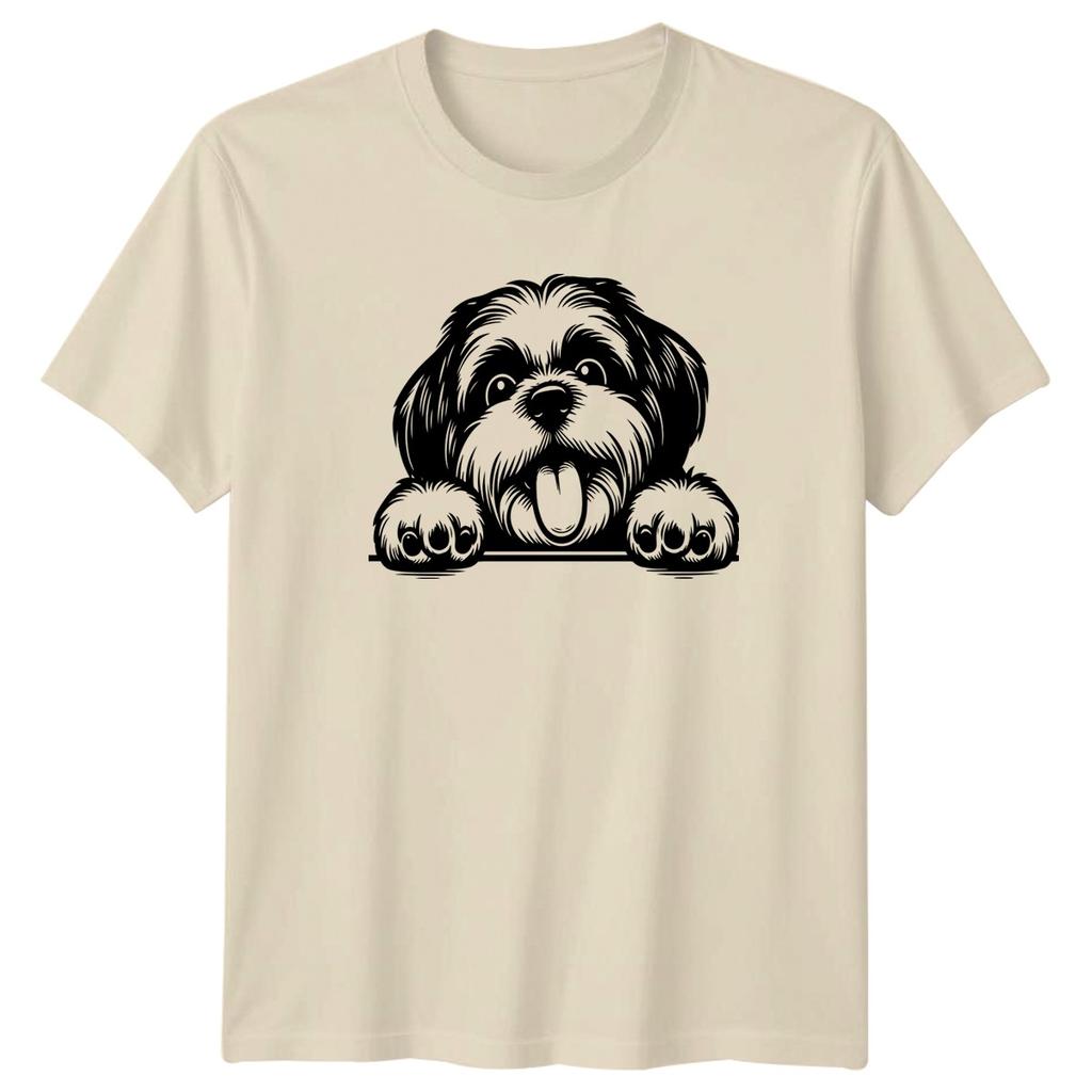 Shih Tzu Dogs Animals Unisexs TShirt Unisexs Tee Graphic Unisex Top
