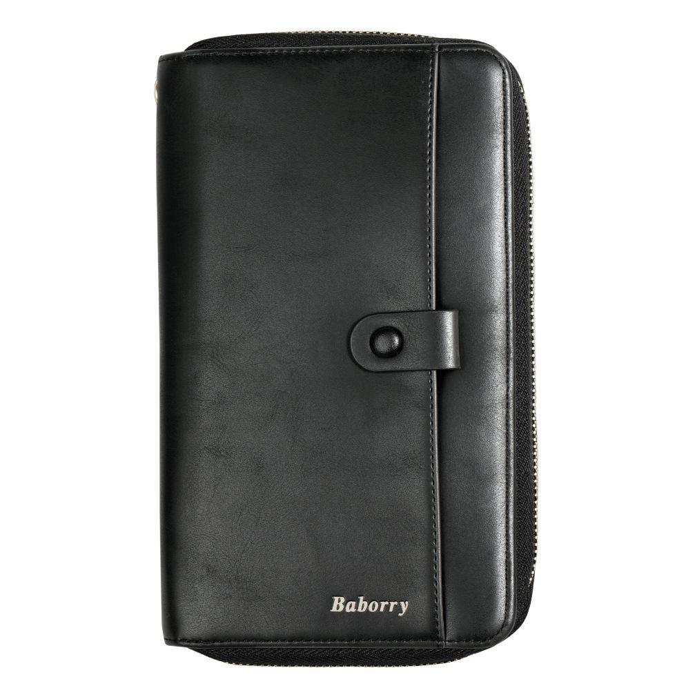 Мужской кошелёк на молнии в винтажном стиле