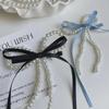 Заколка для волос Sweet Forest Pearl Bow - милый, девчачий, элегантный стиль