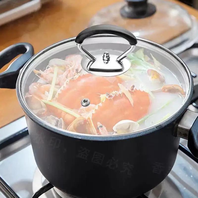 Universal Kitchen Pan Lid Handle Stainless Steel Pot Pan Cover Cookware Handle Accessories Kitchen Cookware Lid Handles Parts