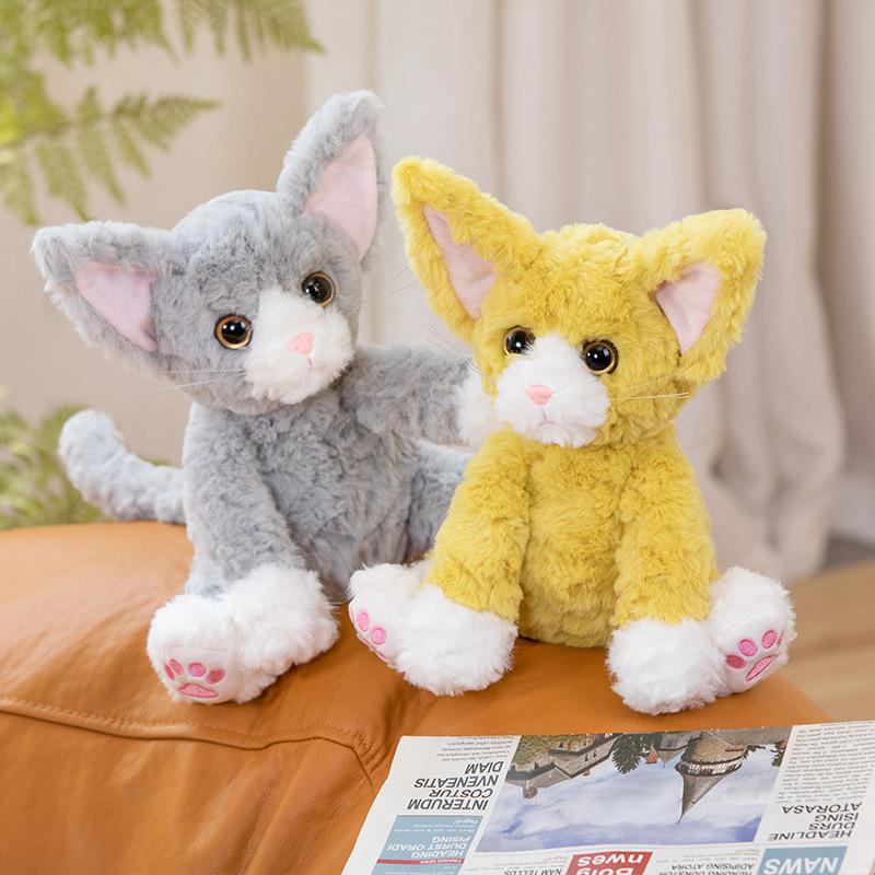 Мультяшная немецкая кошка кукла плюшевая игрушка имитация котенка кукла