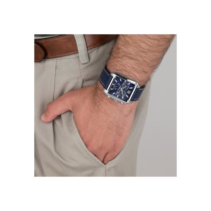 Montre - LOTUS - 18851/2 - Cuir Bleu - Étanchéité 10 ATM - Quartz