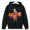 Japanese Anime Naruto Print Children's Sweatshirt Autumn Boys and Girls Casual Comfortable Soft Hooded Pullover