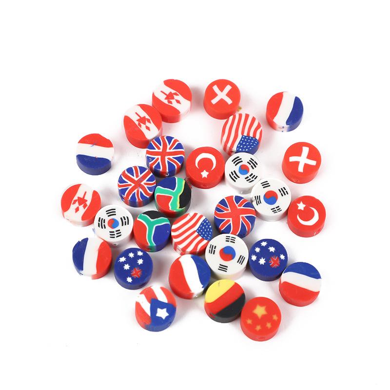 Diy Polymer Clay Soft Ceramic Beads, Round Soft Ceramic Beads Handmade Jewelry Accessories