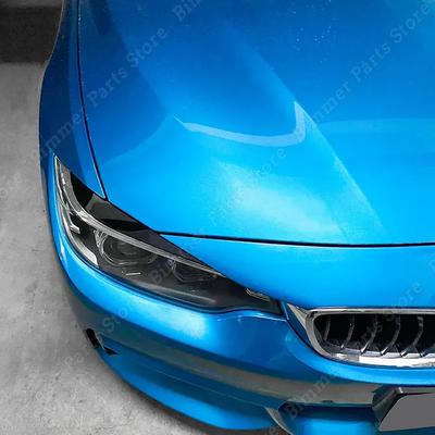 2 шт. ABS злые фары брови веко угол глаз для BMW 4 серии F32 F33 F36 F82 F83 M4 420d 420i 425d 430i 435i 2013-