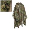 Камуфляжная накидка со скрытой кнопкой 3D Листья с капюшоном Маскировка Одежда для охоты