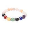 7 Чакра Браслет Впитывает Масла Балансирует Эмоциональное Тревога Облегчение Легкий Кристаллический Браслет для
