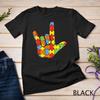 Футболка с надписью ASL Love Sign Language Autism Awareness Support