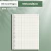 60Sheets Paper Loose Leaf Paper Horizontal Line/Grid Notebook Refill Paper Notebook  Students