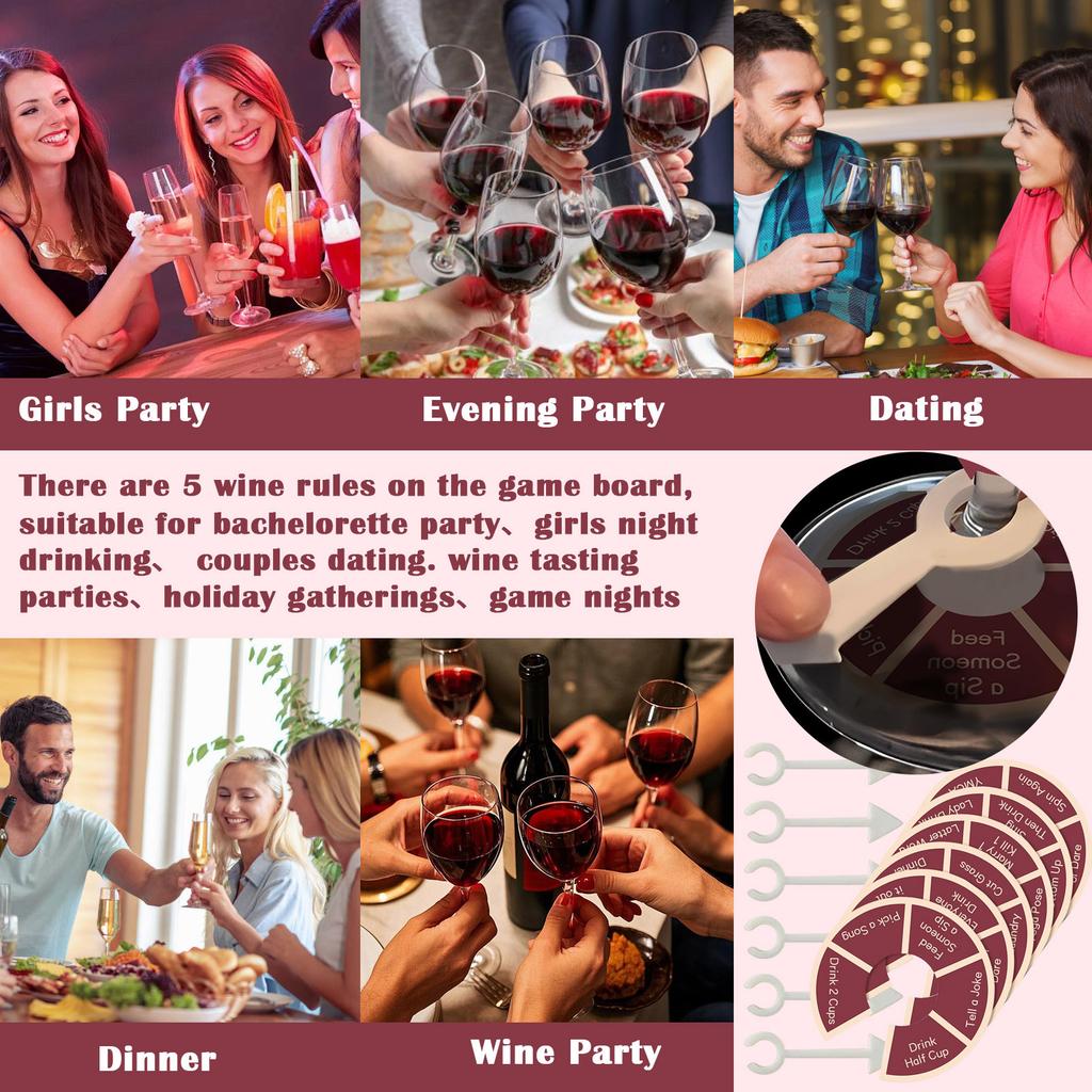 Вино Не Веселая Вечеринка Игра для Пьянства, Рюмка для Вина Вечеринка Шот Рулетка Игра для Пьянства, Игры для Пьянства Для Девушек Пар Взрослых Вечеринка