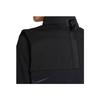 Nike Solid Color Casual Asymmetric Zipper Logo Print Stand Collar Vest Men Vests Black CZ9265-010