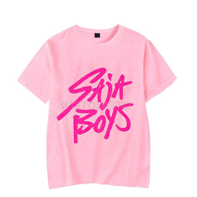 Модная K-pop футболка Demon Hunters Jinu Saja Boys с коротким рукавом для мужчин и женщин, повседневная футболка с круглым вырезом, аниме K-pop футболки Demon Hunters