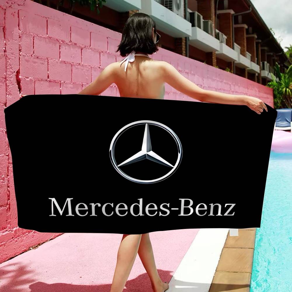 CQQ1 M-Mercedes-B-benz Big Microfiber Beach Towels Quick Dry Towel Sand Beach Towels Pool Towel for Travel Swim Pool Yoga