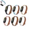 Кожаный ремешок для Xiaomi Band 10 9 8 браслеты мужской женский браслет для xiaomi Miband 10 9 8 NFC аксессуары для умных часов мода