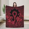 Игра World of Warcraft Мягкие одеяла Плюшевое покрывало для кемпинга Новинка Покрывало для дивана и кресла Фланелевое покрывало для кровати Чехол для дивана-кровати