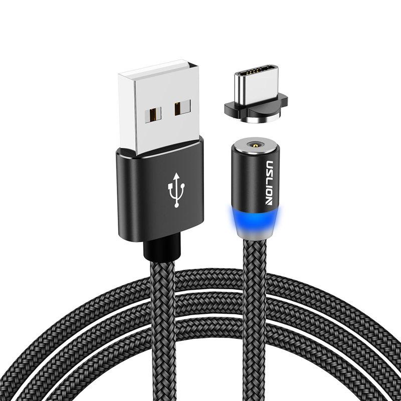 1M 2M Magnetic Micro USB Type C iOS Quick Charger Cable For iPhone X 5 6 7 7 Samsung S4 S5 Moto