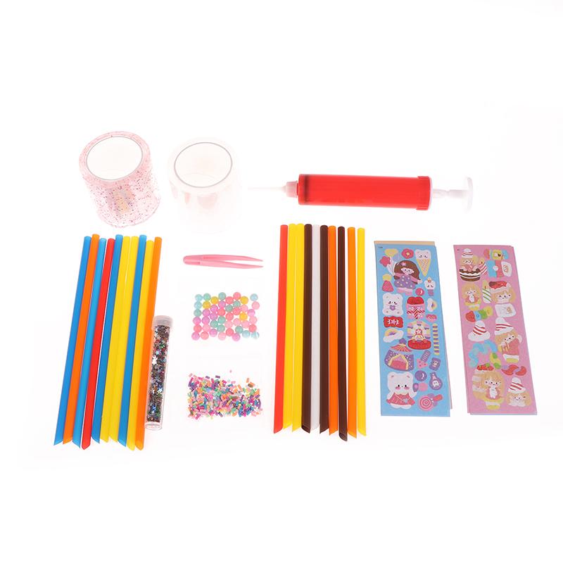 1 набор детских подарков Pet Nano Glue Diy Blow Bubble Nano Glue Двусторонняя лента Sticky Ball Tape Crafts Toys