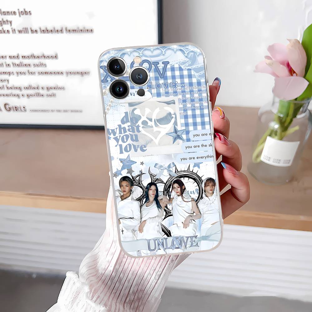 Популярный Логотип X-XLOV Для IPhone 11 12 13 14 15 16 17 Pro Max Plus Air Прозрачный Clear Ударопрочный Чехол